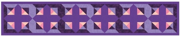 20210113 JenFrost Lent Table Runner Quilt Reversible 1