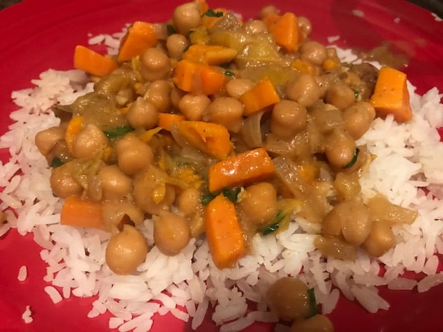 Sweet Potato & Chickpea Curry