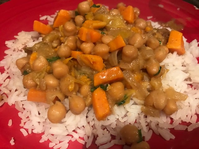 Sweet Potato & Chickpea Curry