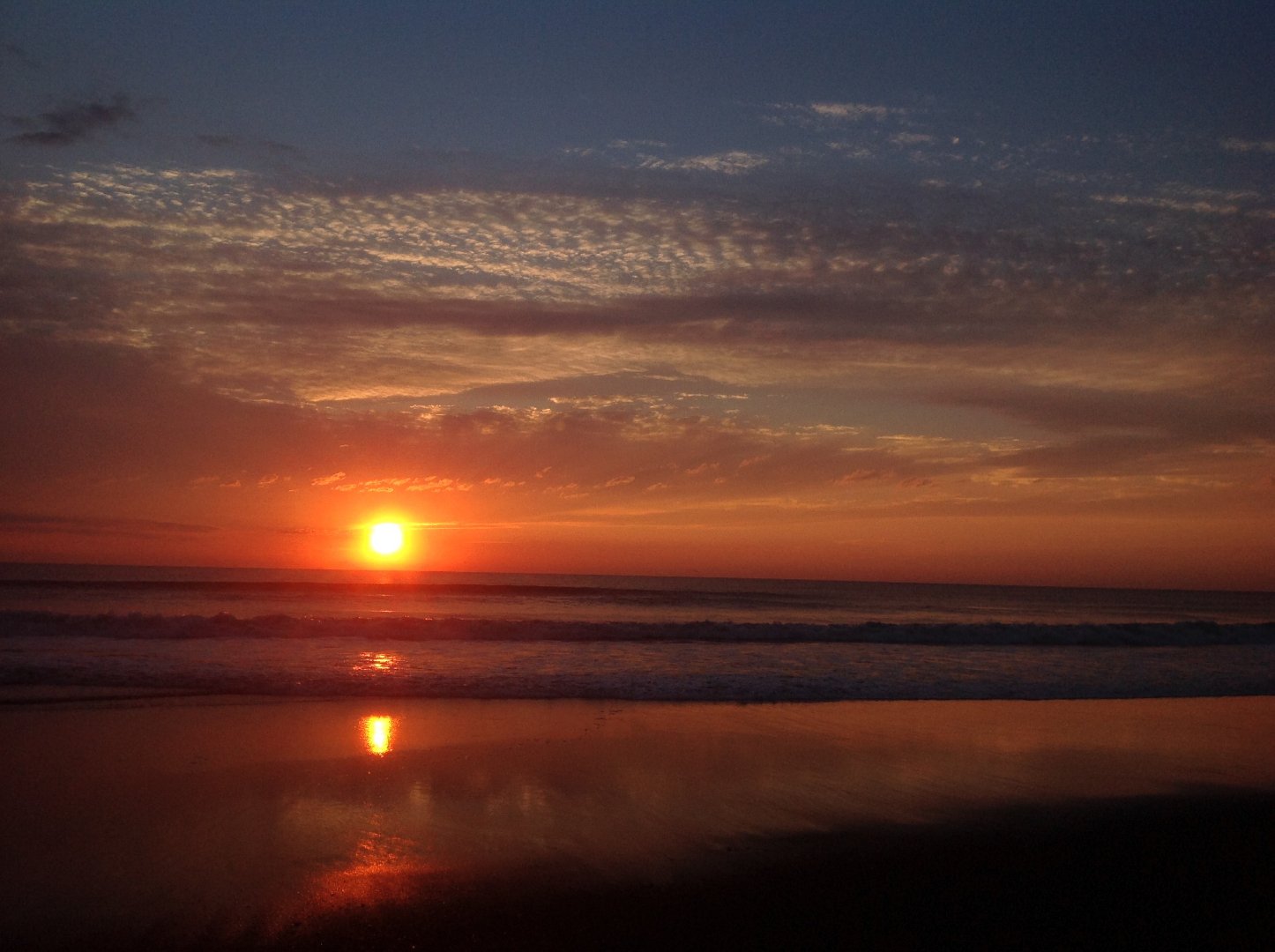 sunrise on a beach