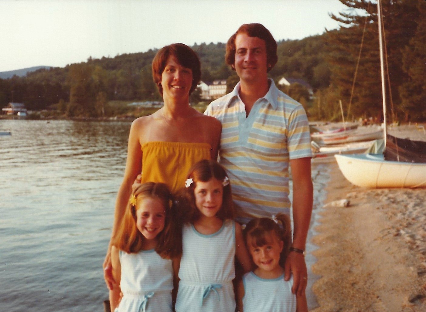 family photo from 1980s