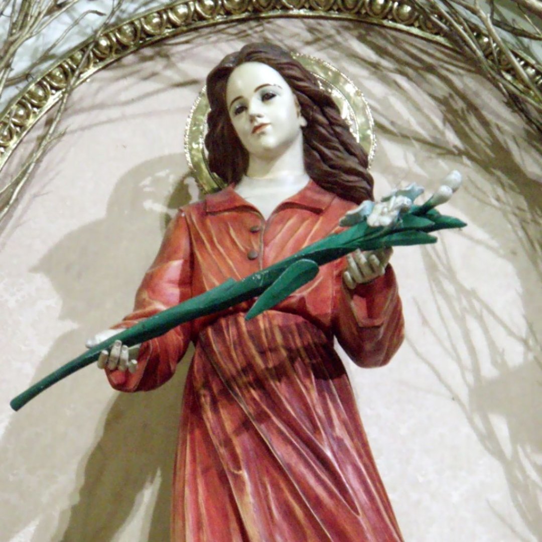 St. Maria Goretti statue