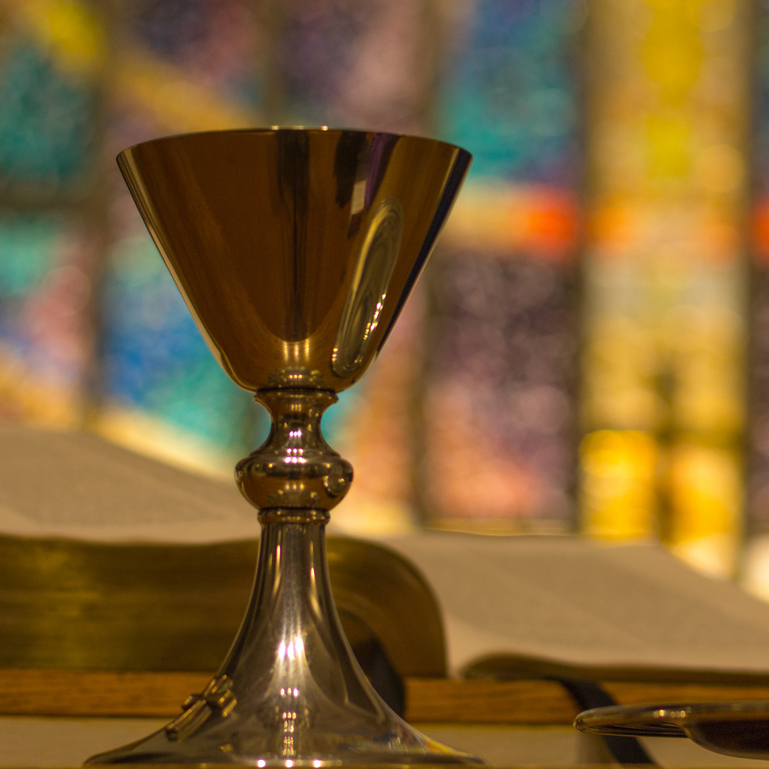 chalice on altar