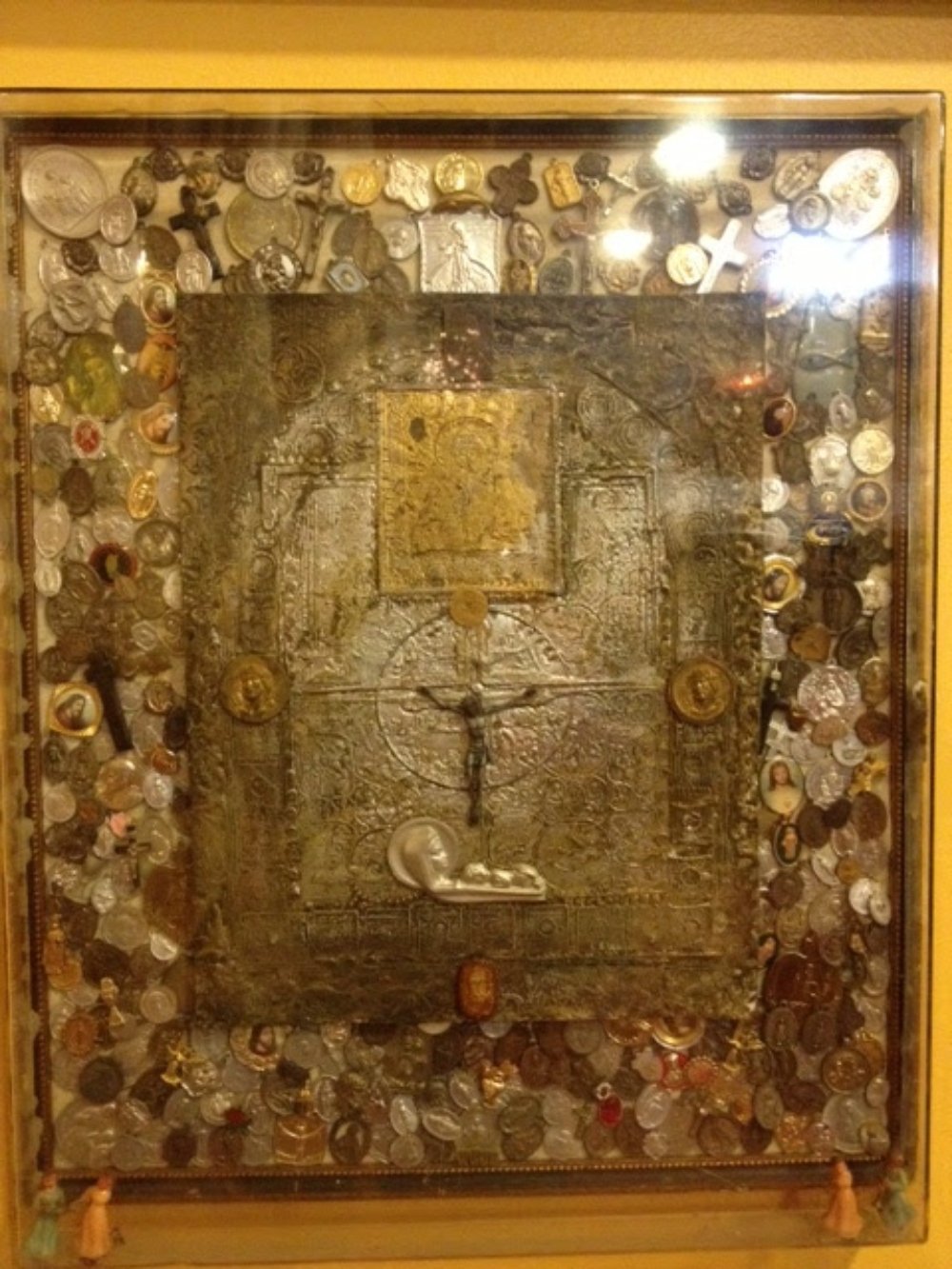 20210714 PMArmstrong Original Medal Mosaic at Little Rose Chapel