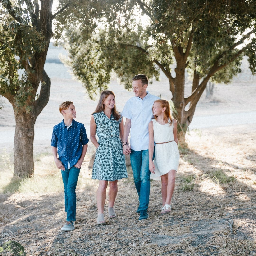 family in dress clothes