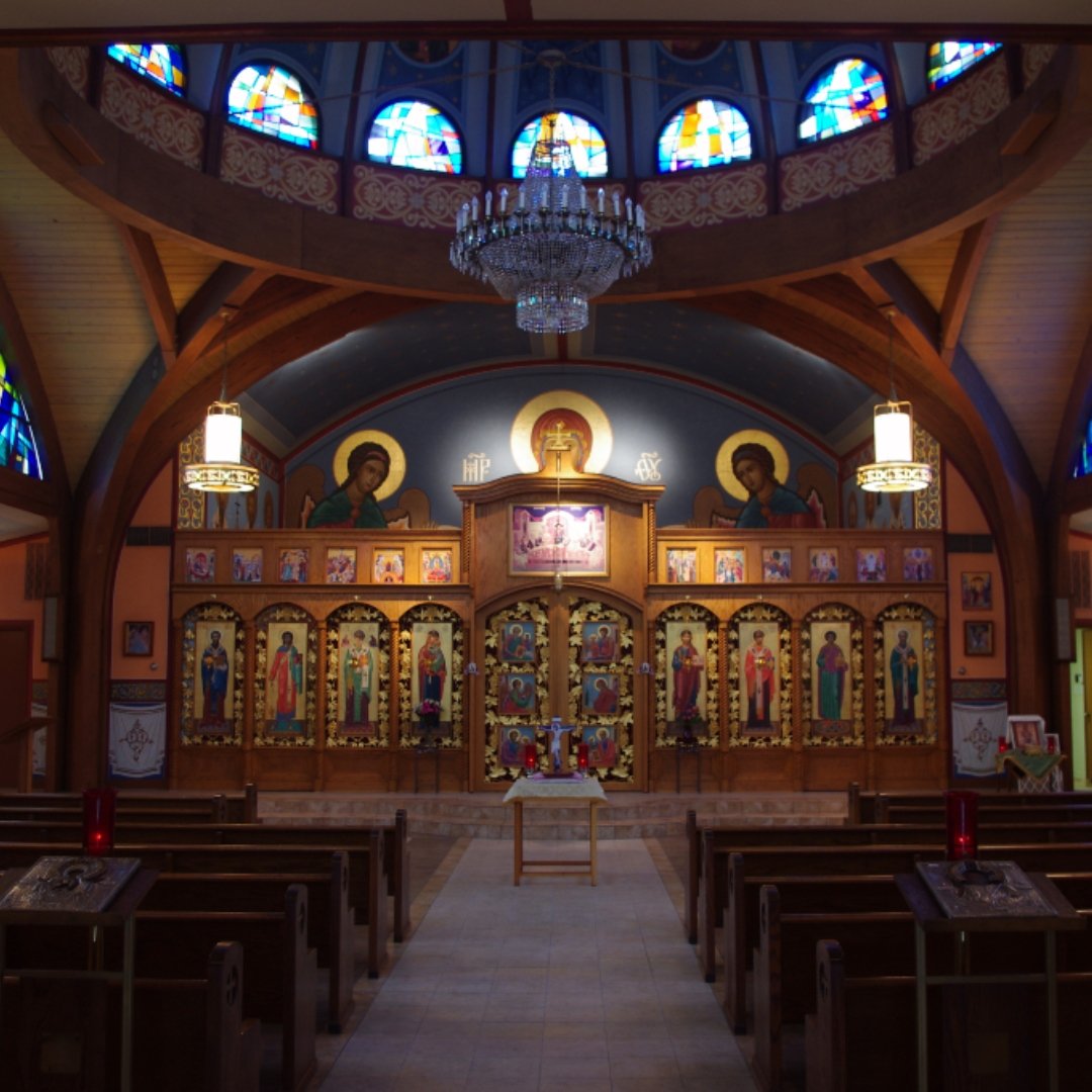 interior of Byzantine church