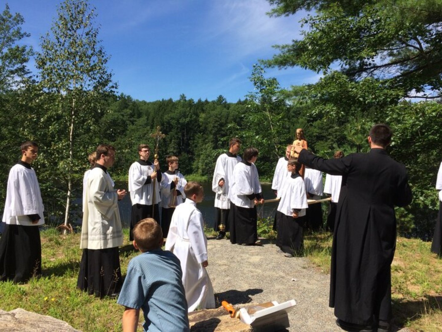 Pilgrimage to site of Fr. Rale's death