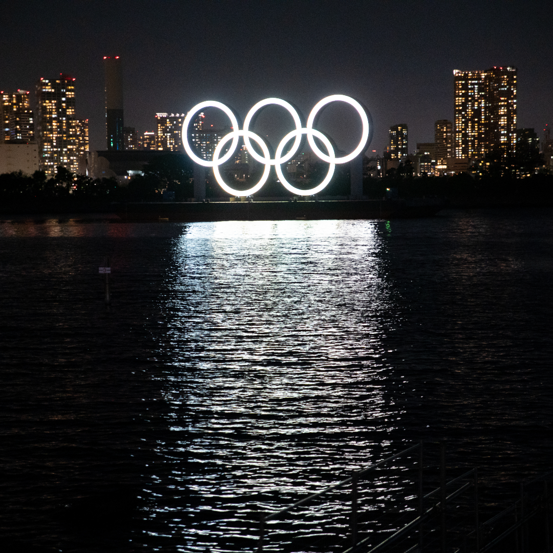 Olympics rings in Tokyo