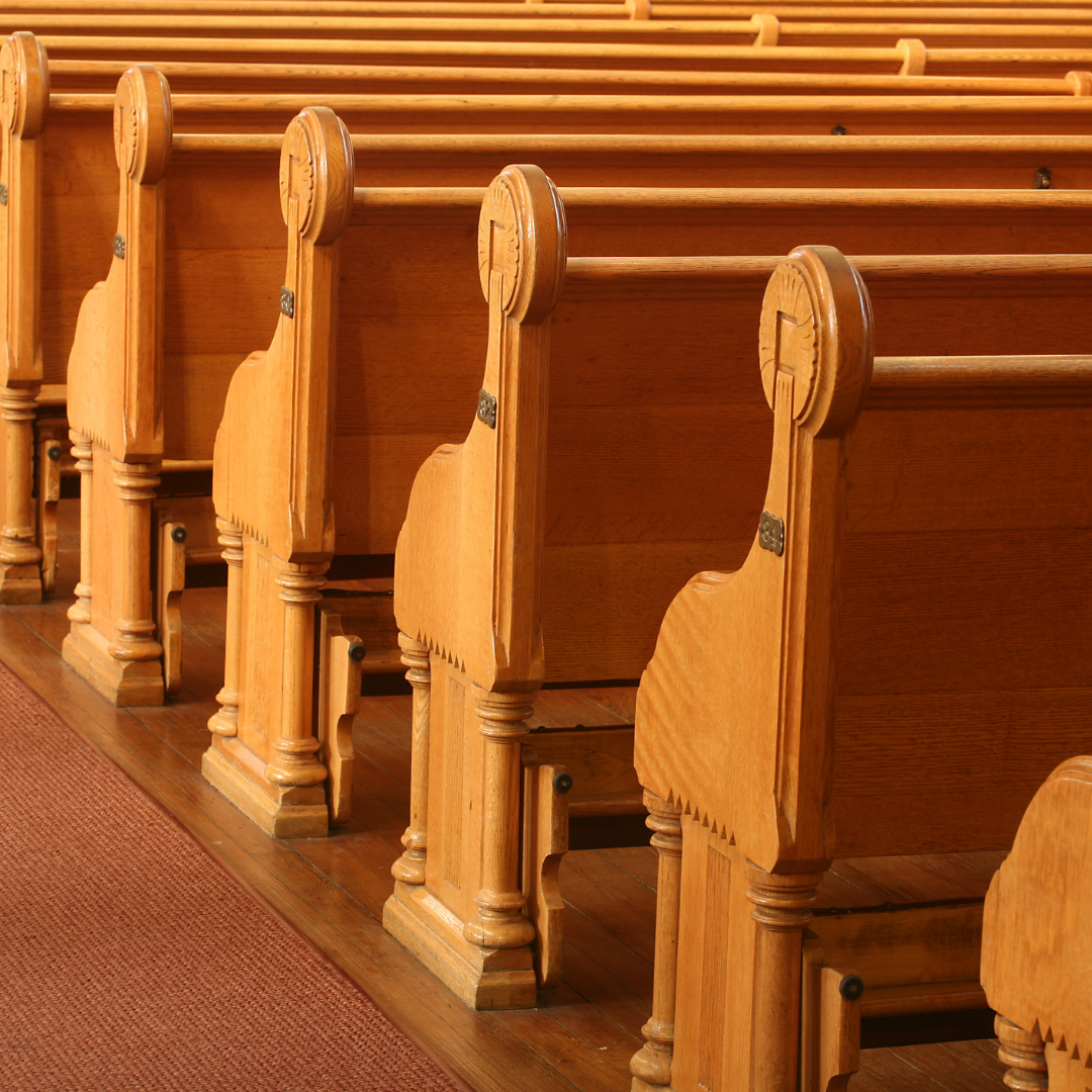 church pews