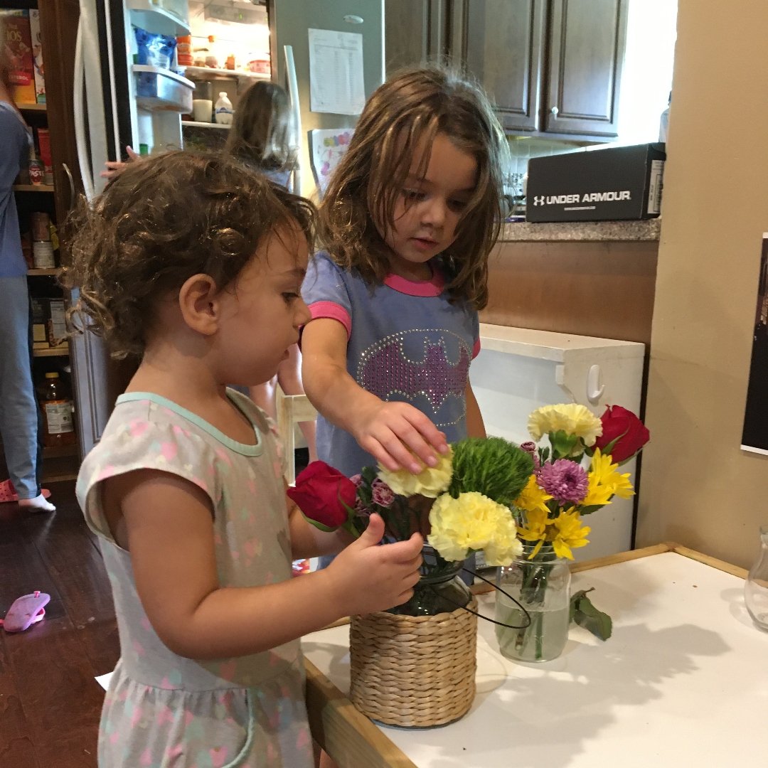 tea party flowers