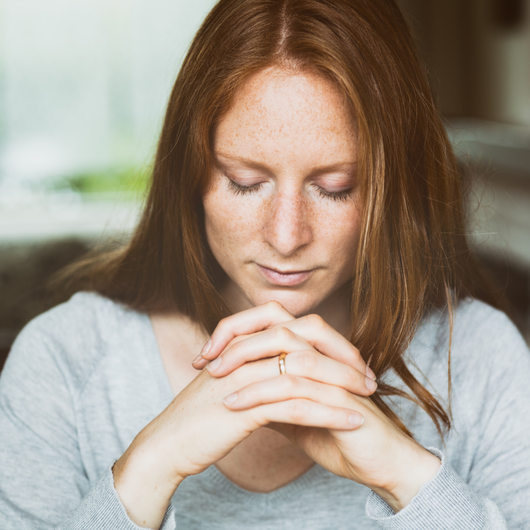 woman praying