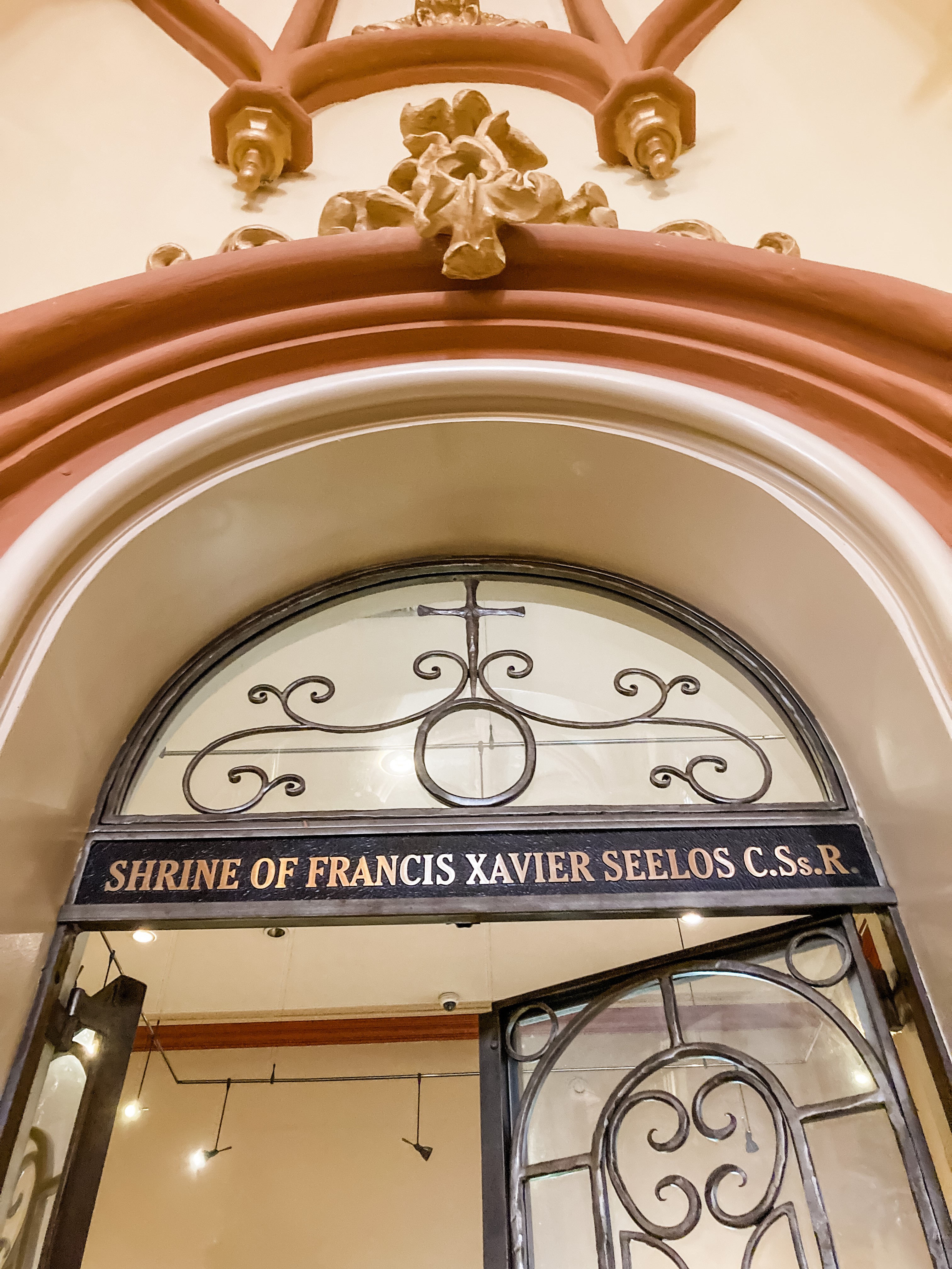 entrance to shrine of Bl Xavier Seelos