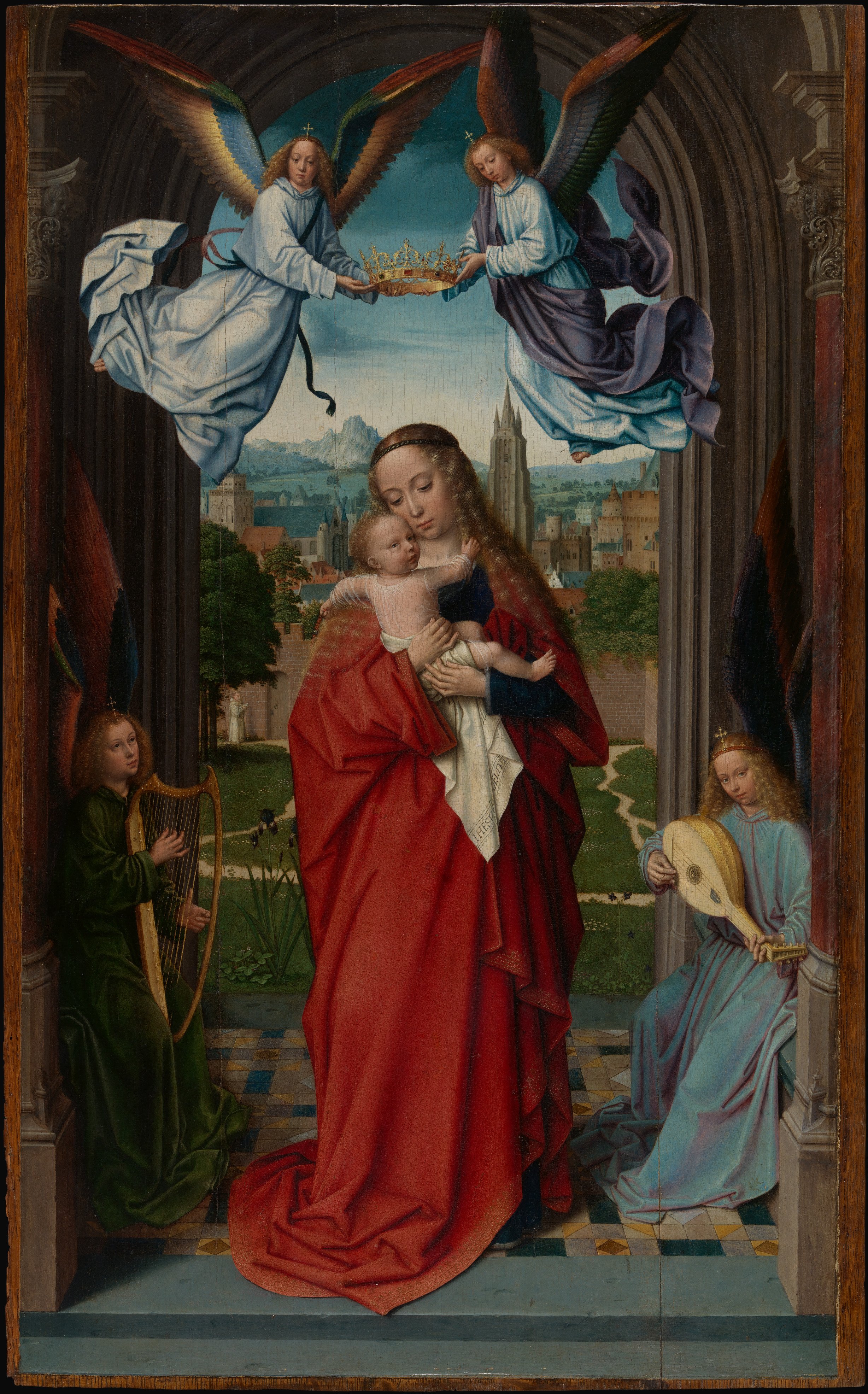 Gerard David, MetMuseum.org, "Virgin and Child with Four Angels" Public Domain