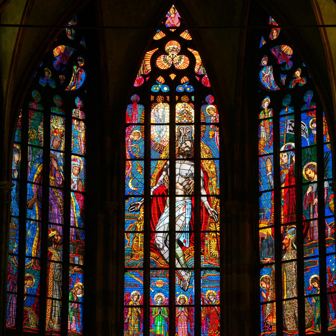 stained glass windows