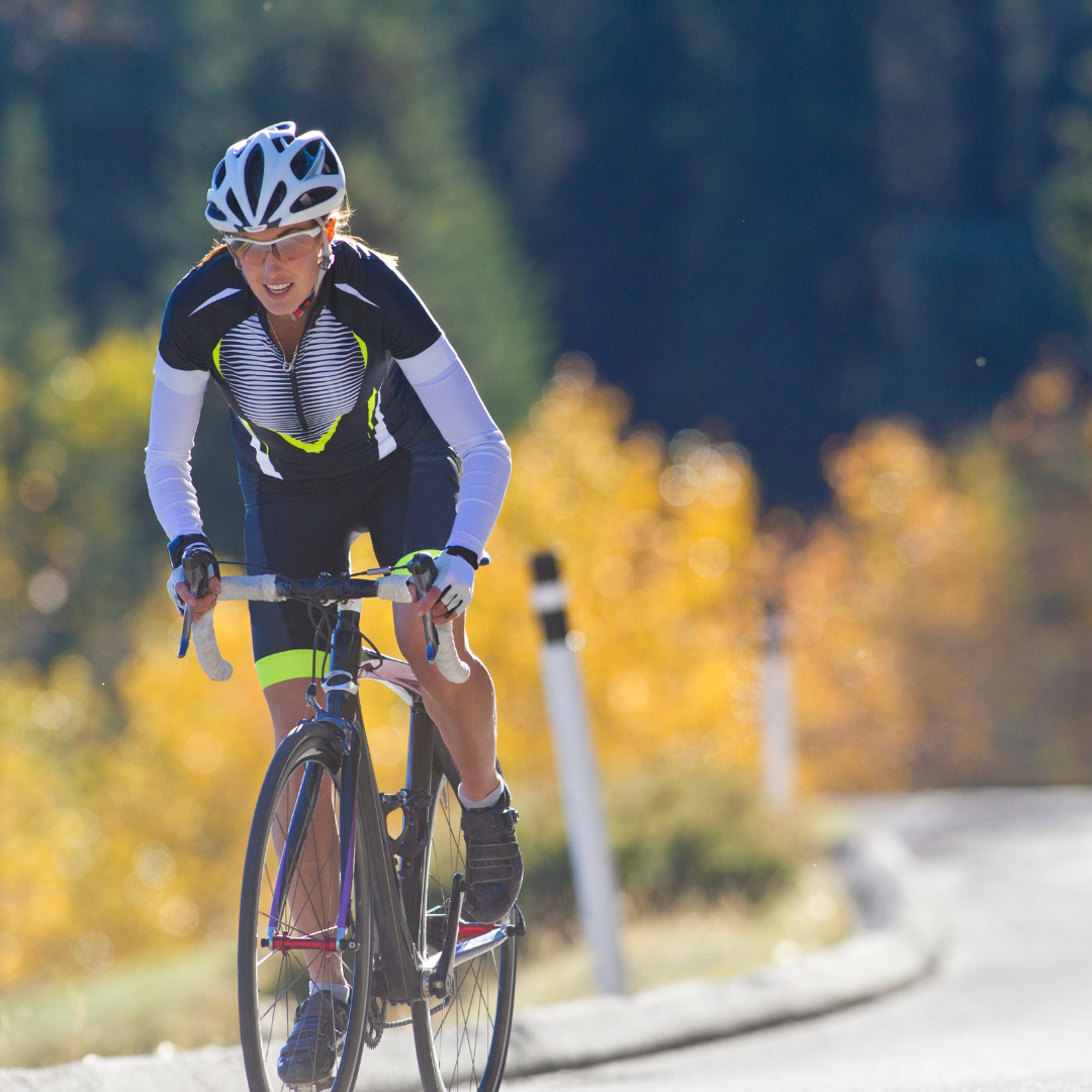 woman bicycling