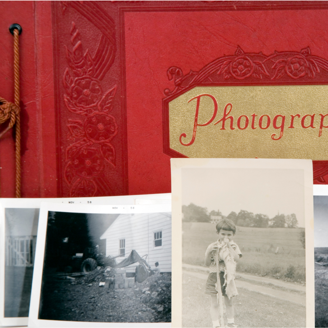 Antique photo album