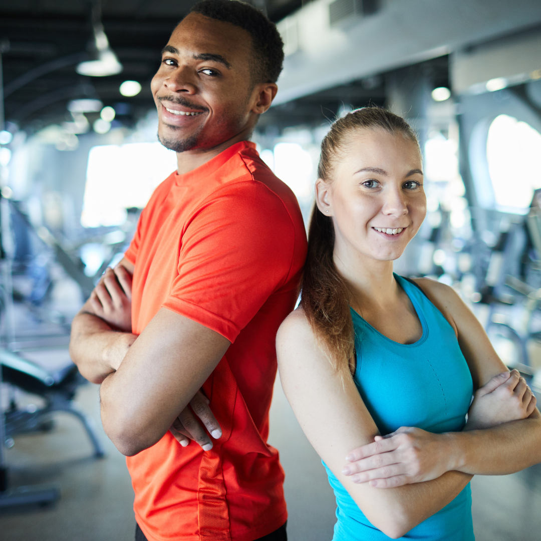 sports trainer and student