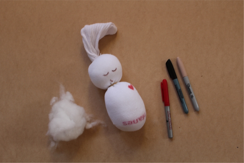 20211228 MMcConkey Sock Baby Jesus markers