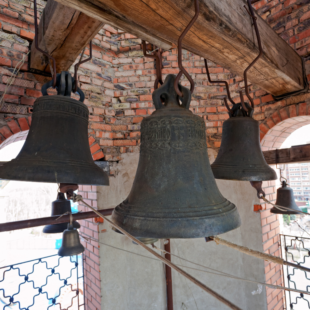 church bells in a steeple