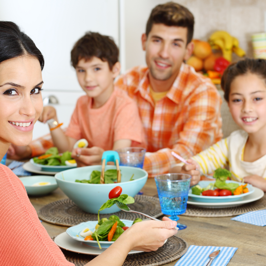 family at dinner