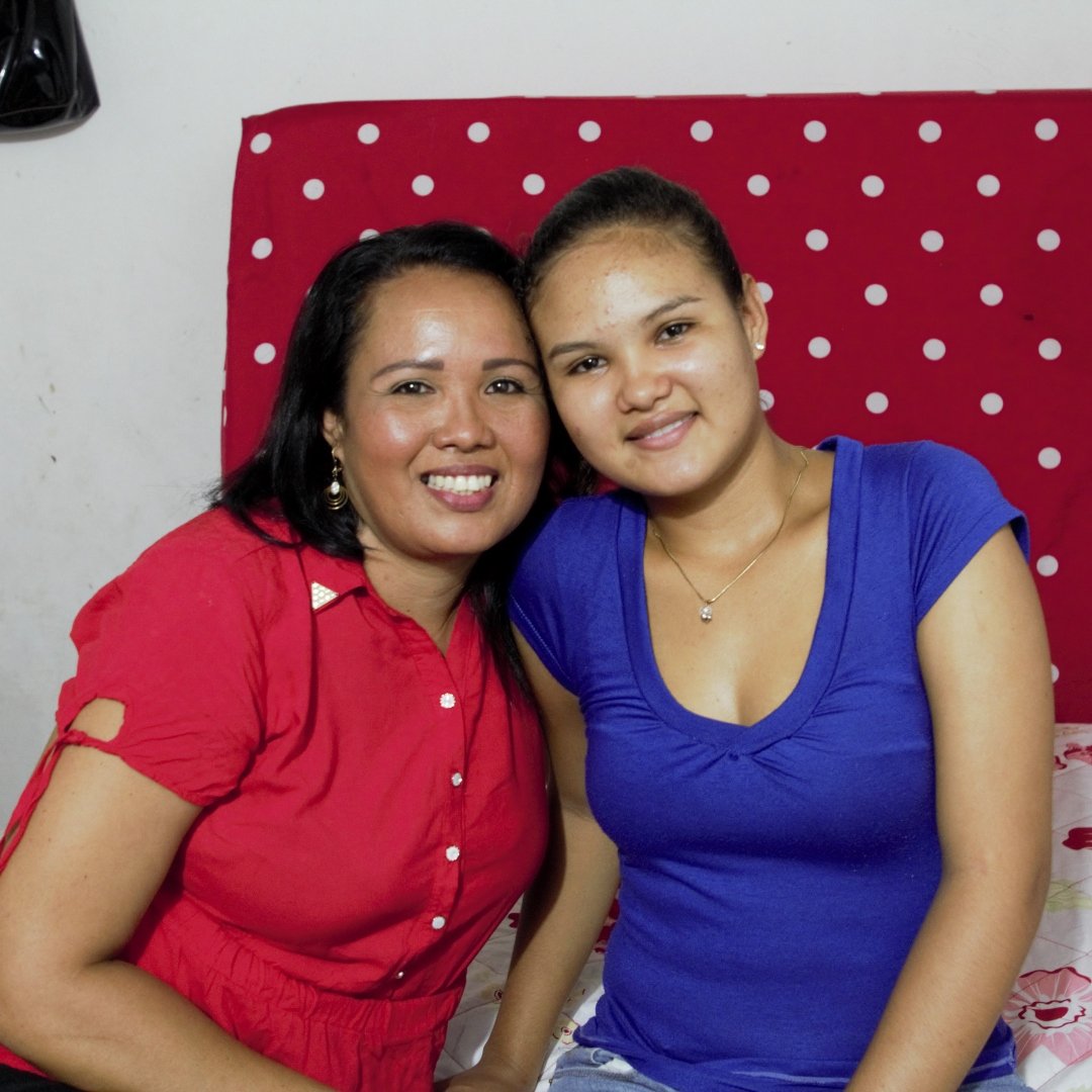 a mother with daughter sponsored through Unbound