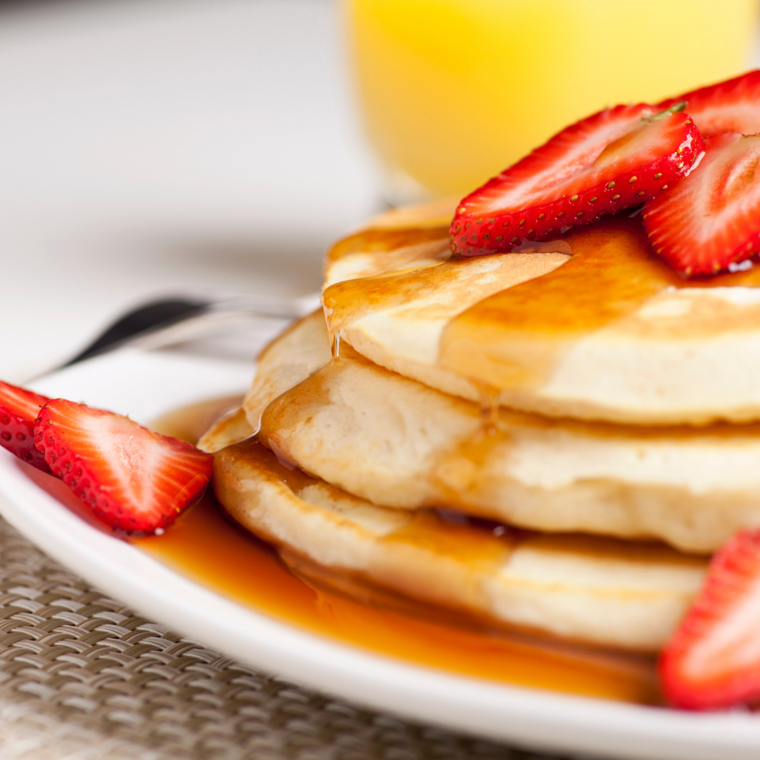 strawberry pancakes