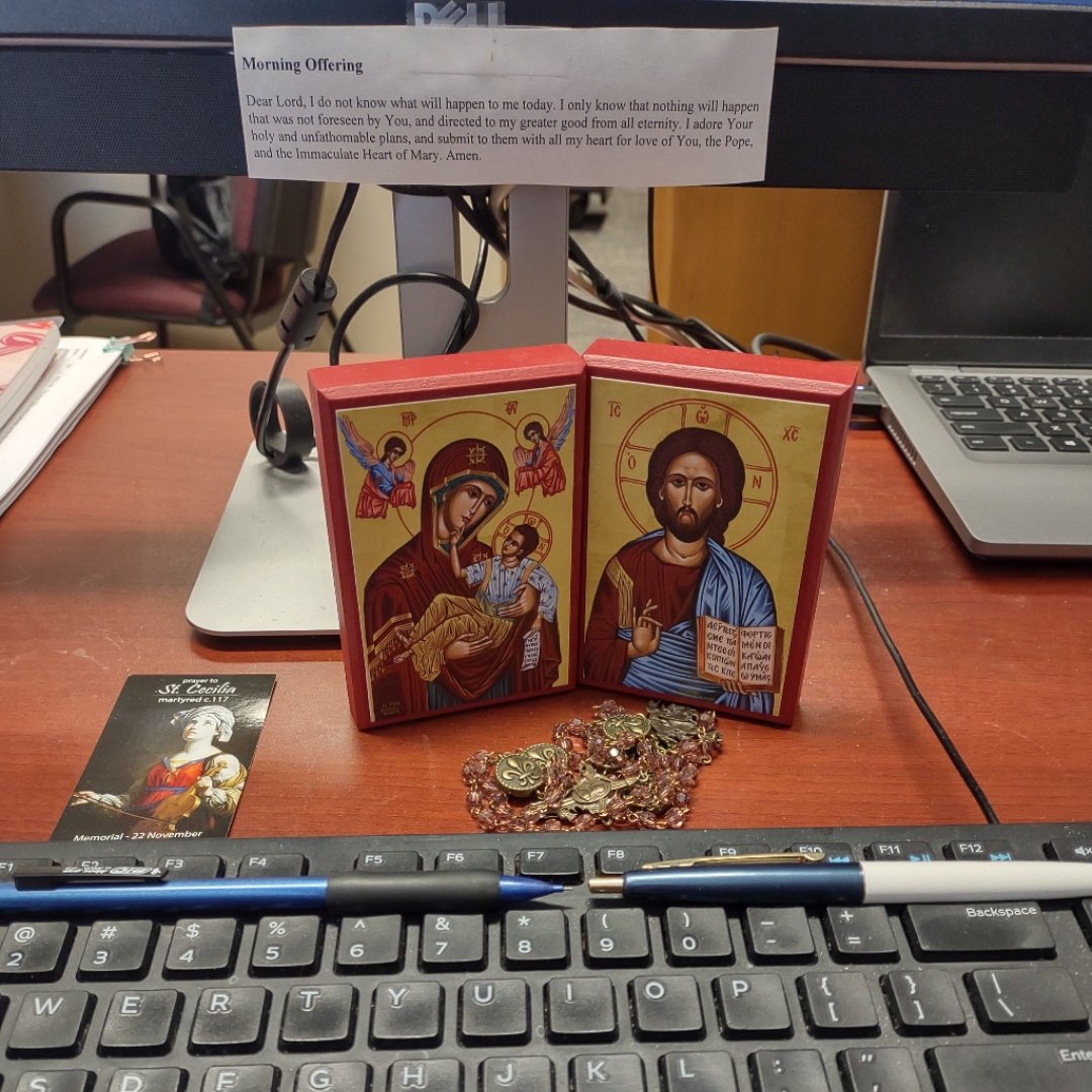 desktop icons and prayer