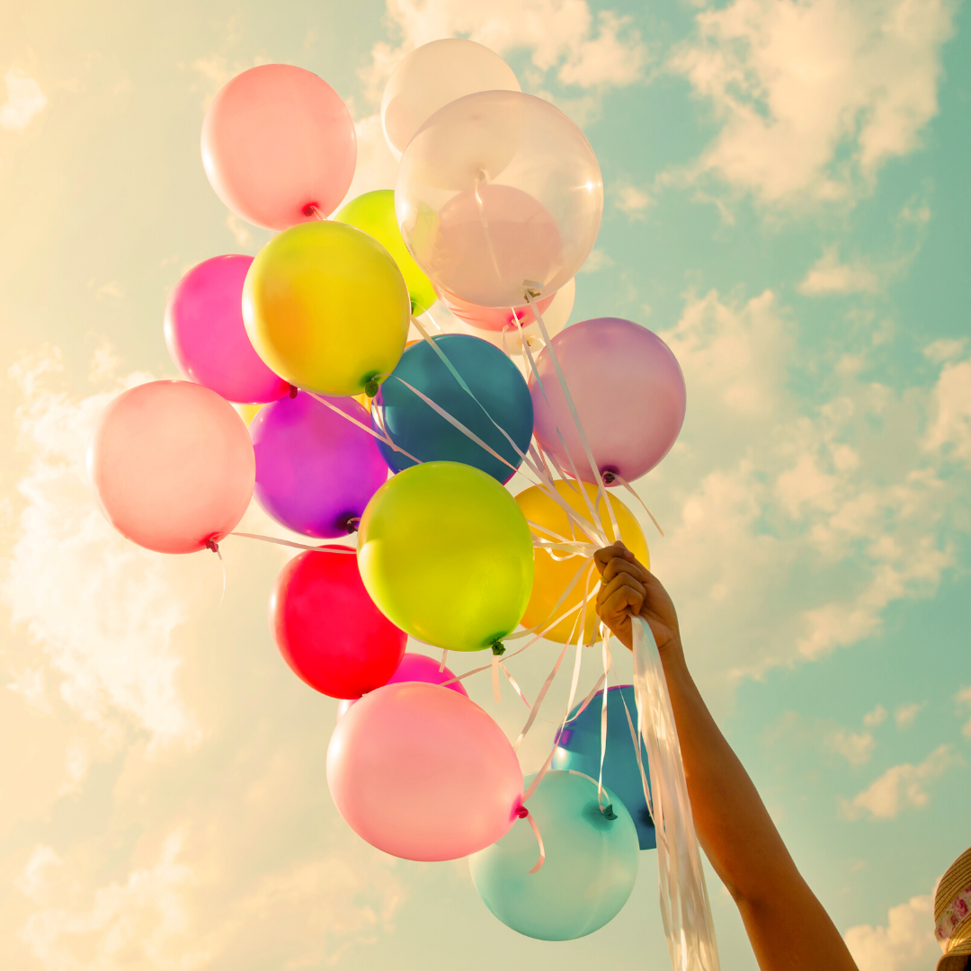 bunch of balloons