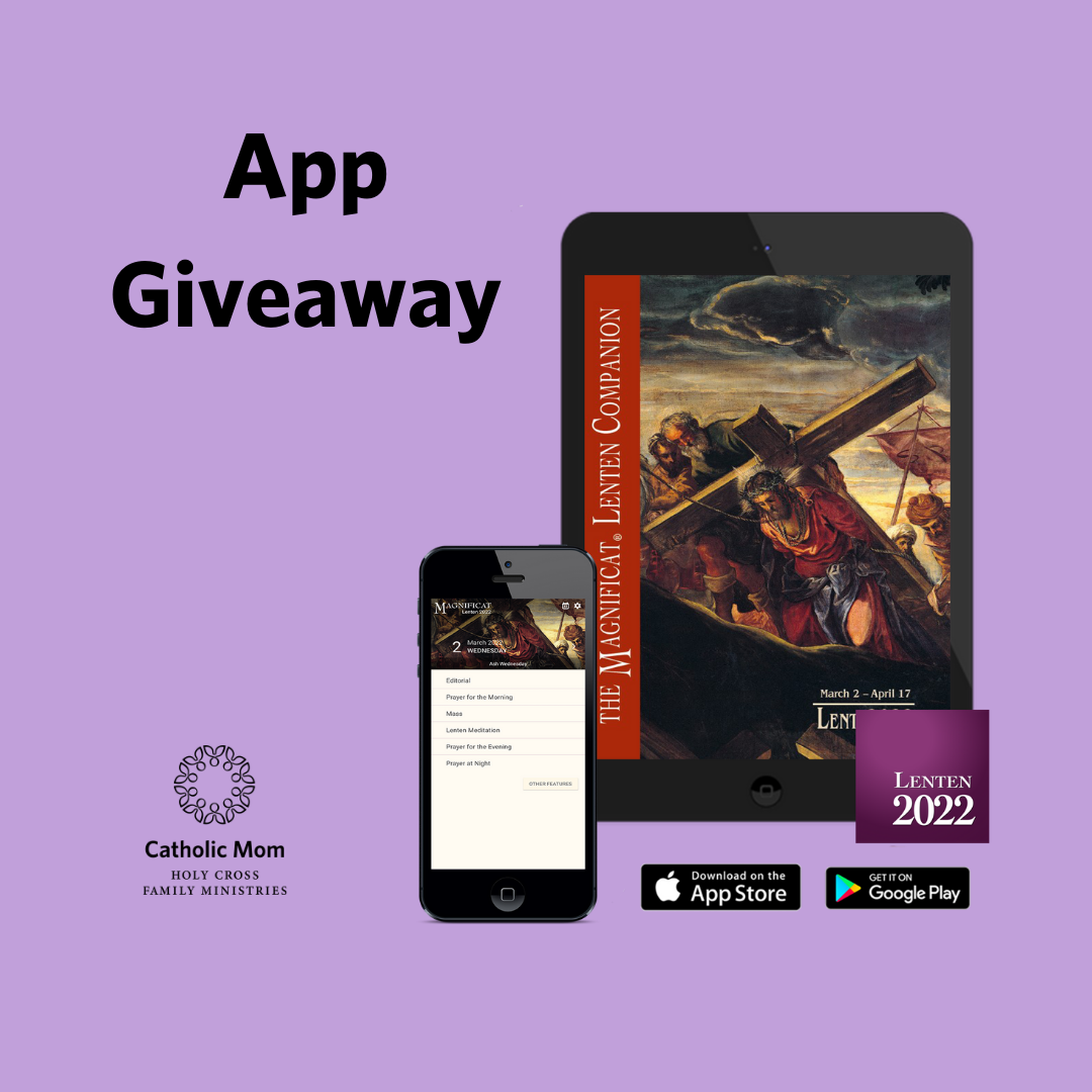 Magnificat Lenten Companion app giveaway