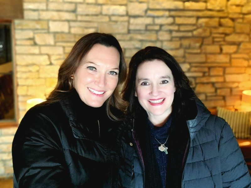 Dr. Stacy Trasancos with Roxane Salonen