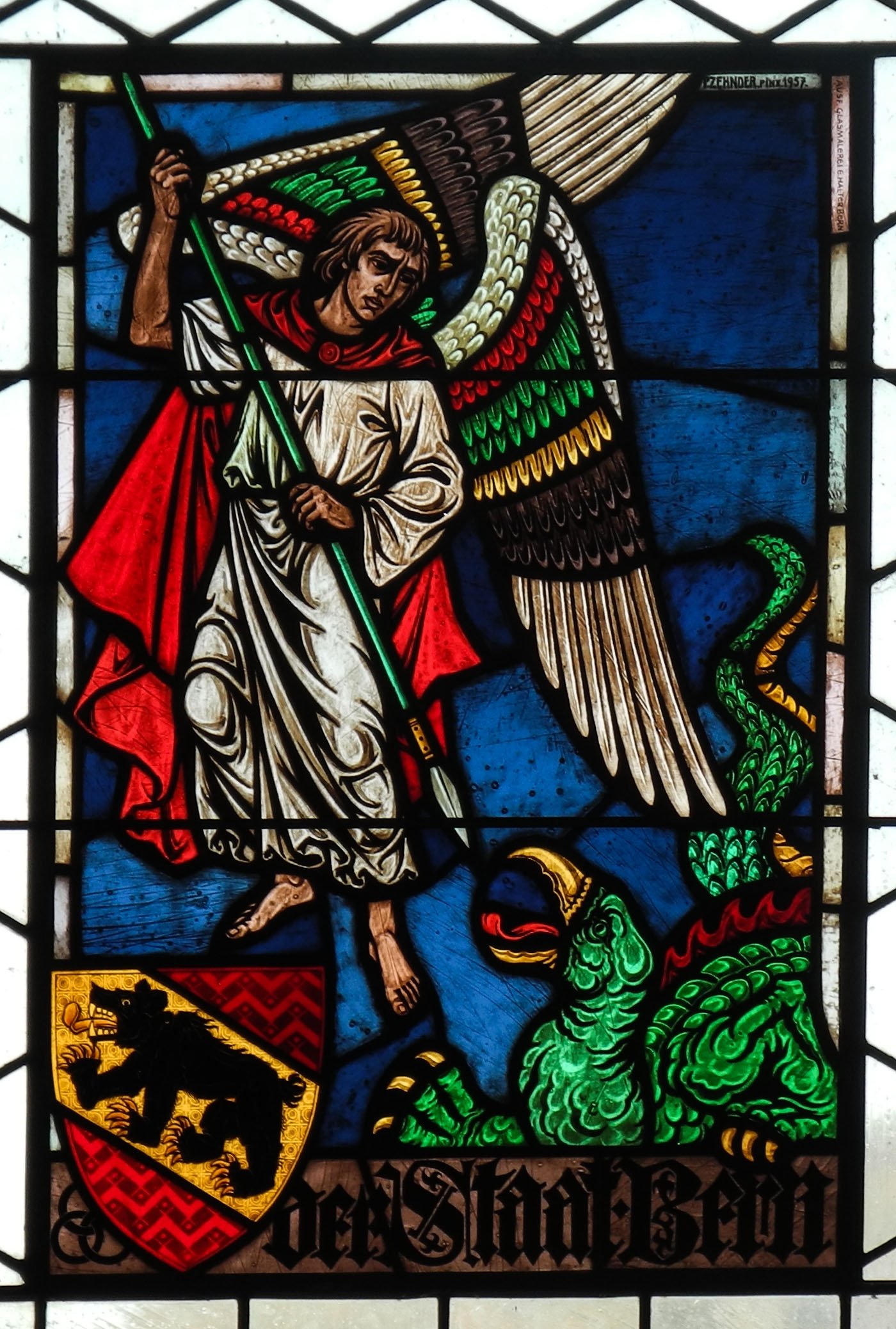 St. Michael the Archangel stained glass