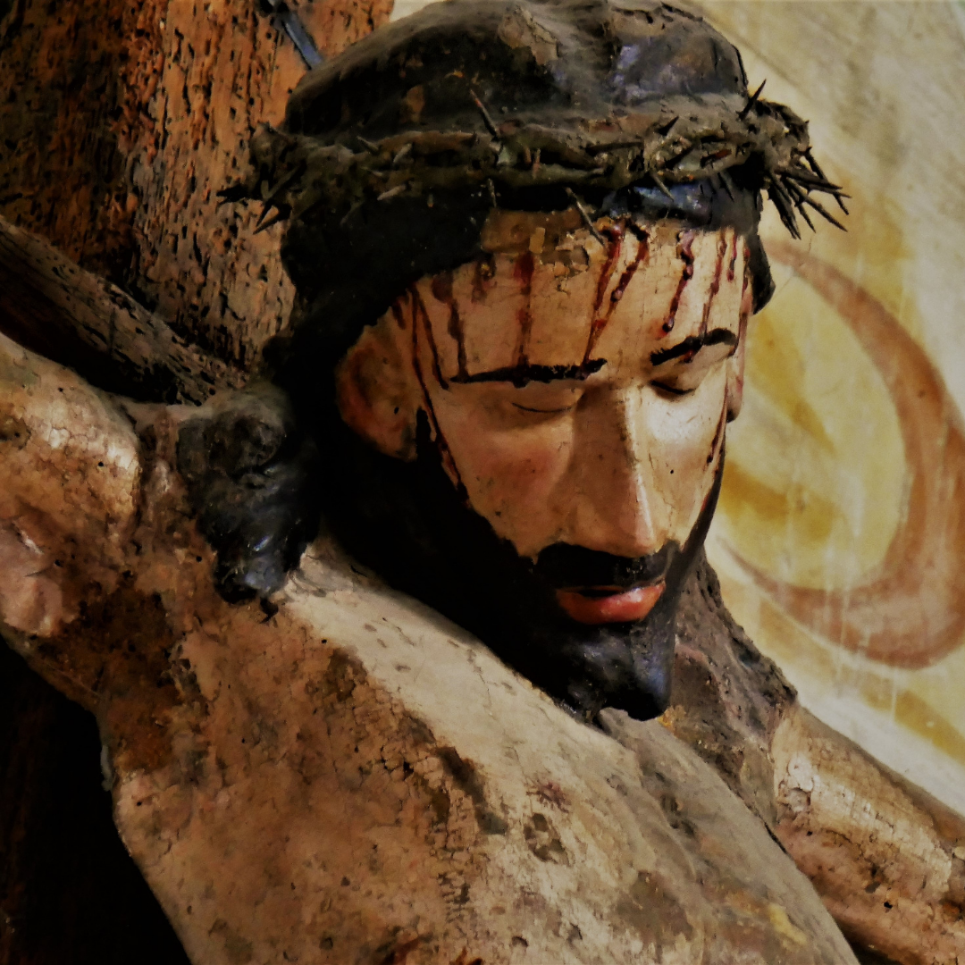 painting of crucified Christ