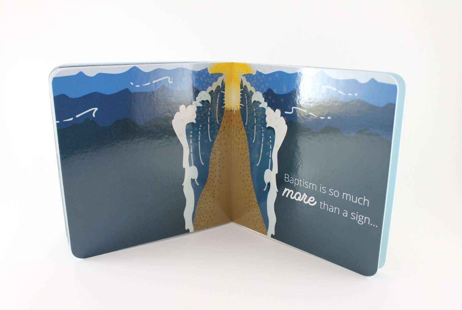 interior of "Washed Clean" board book