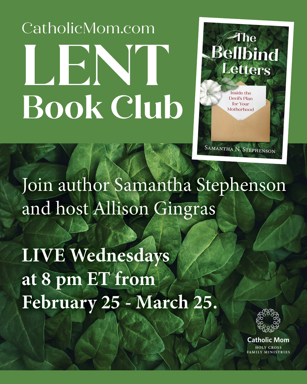 2026 Bellbind Letters Book Club dates with mark