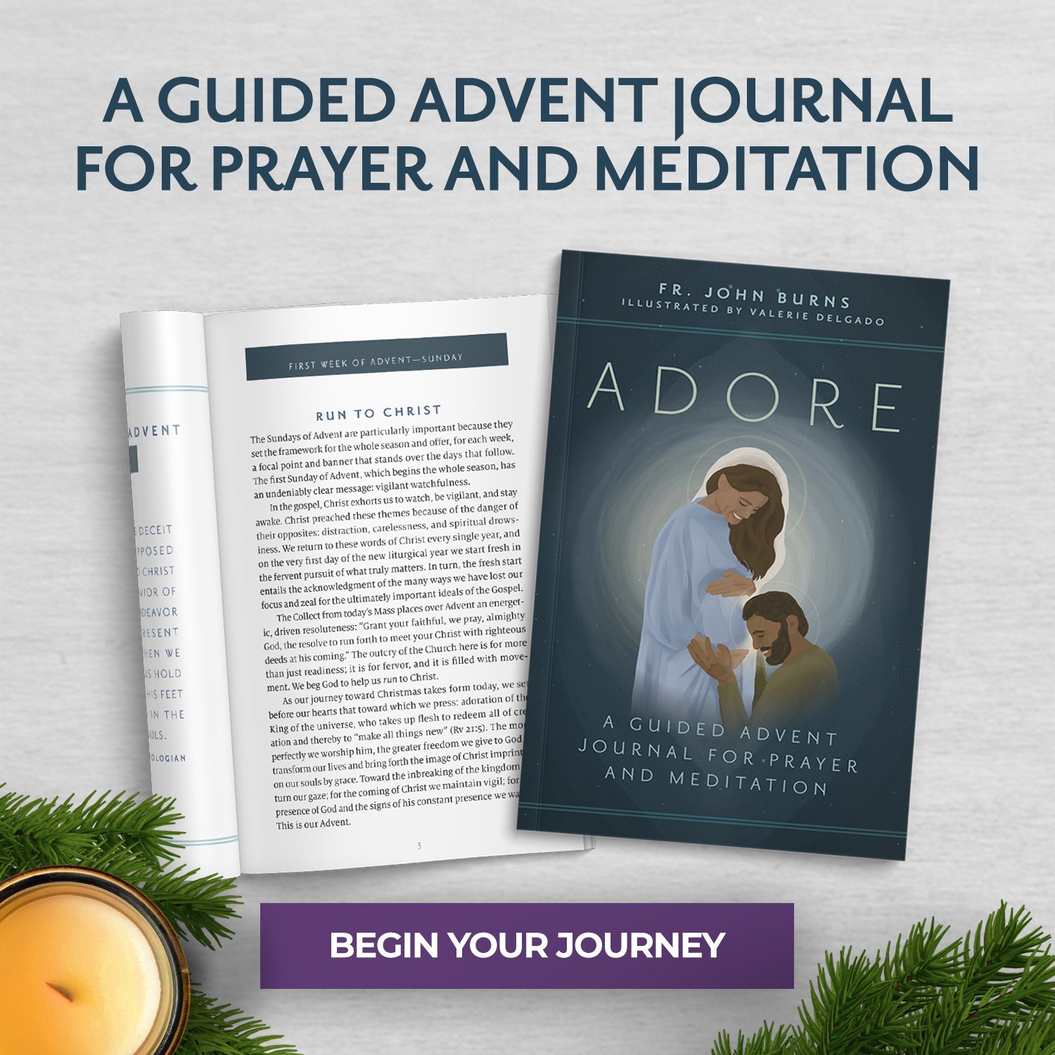 Adore guided Advent journal