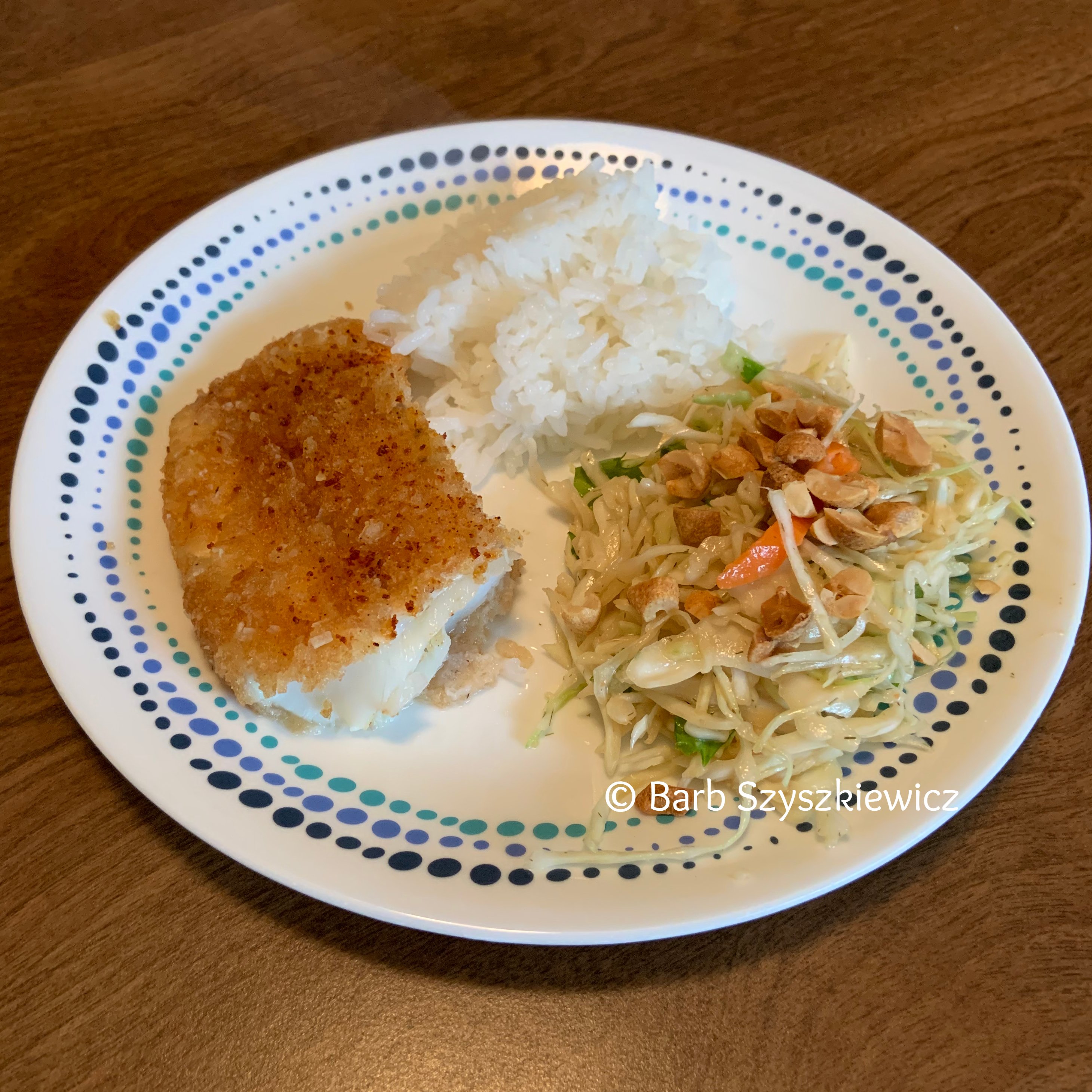 BSzyszkiewicz Coconut Cod with Asian Cole Slaw 1