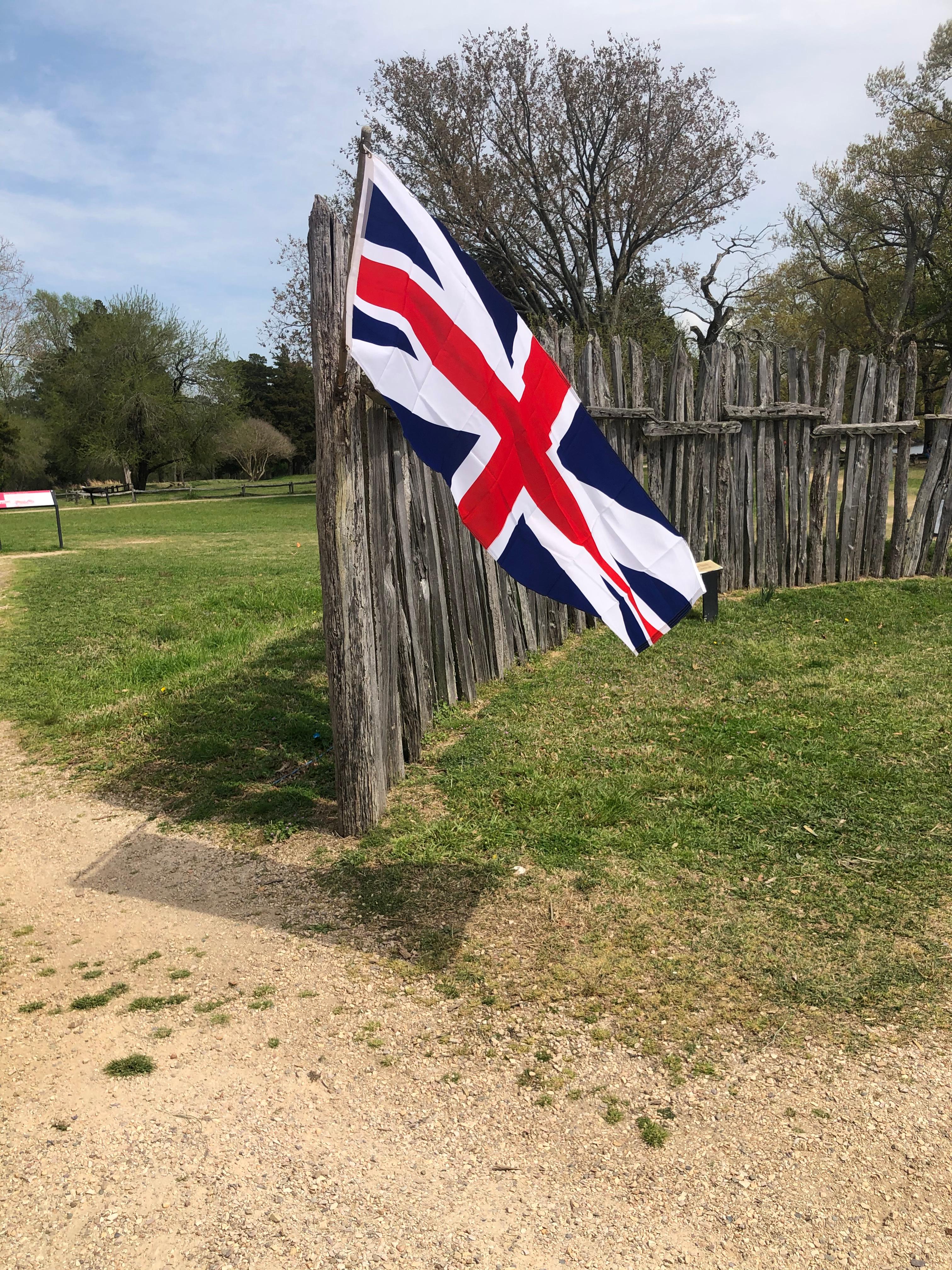 British Flag VA Jamestown