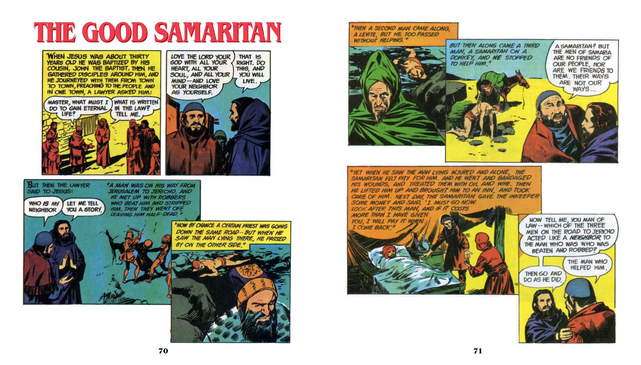 Classic Bible Comics-The Good Semaritan