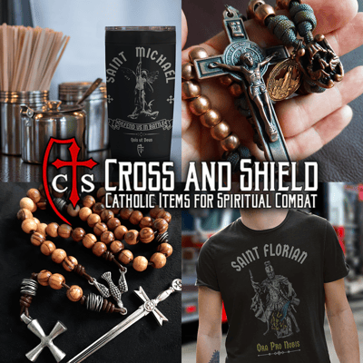 Cross and Shield Rosaries