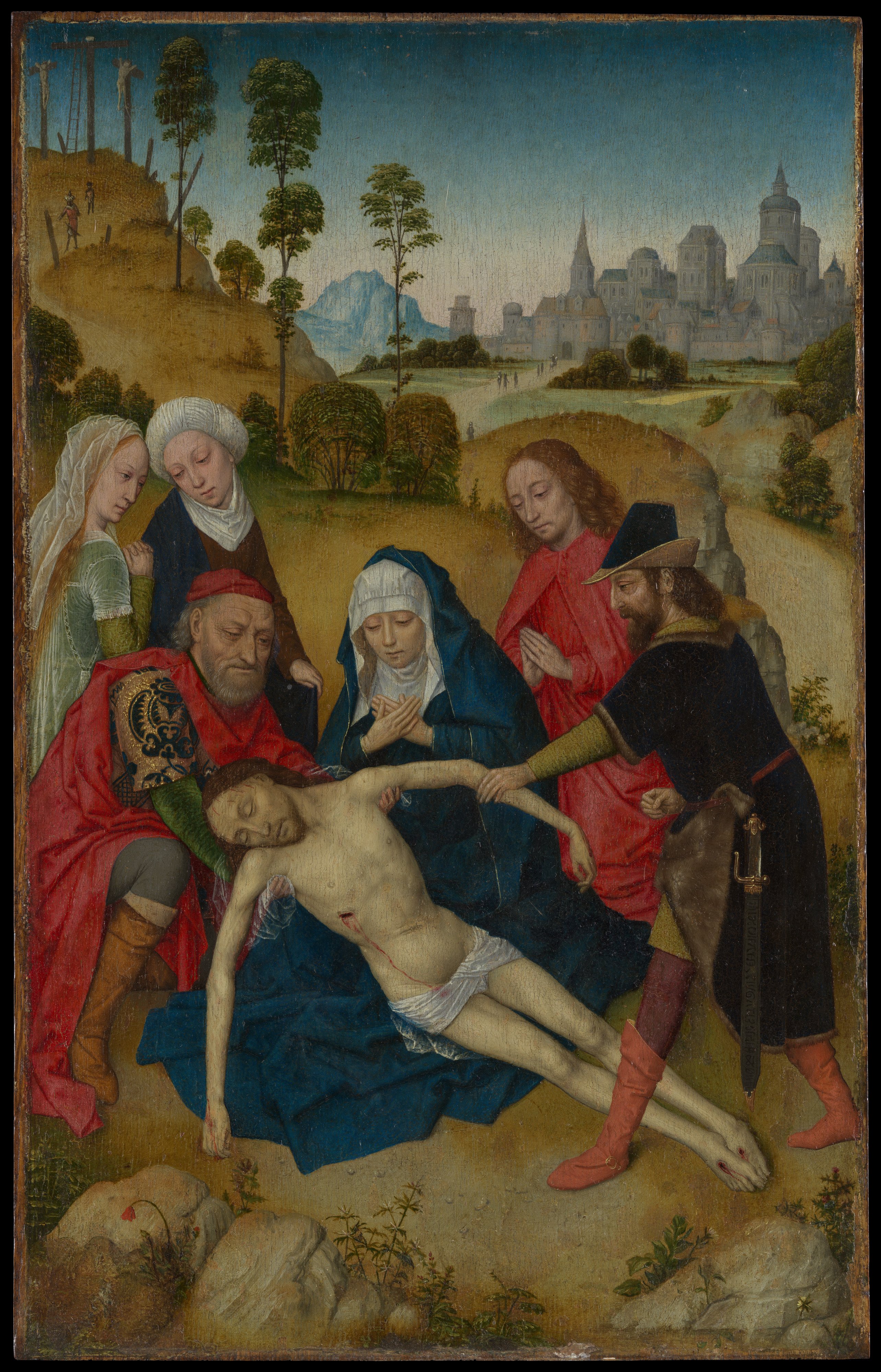 "The Lamentation of Christ" painting