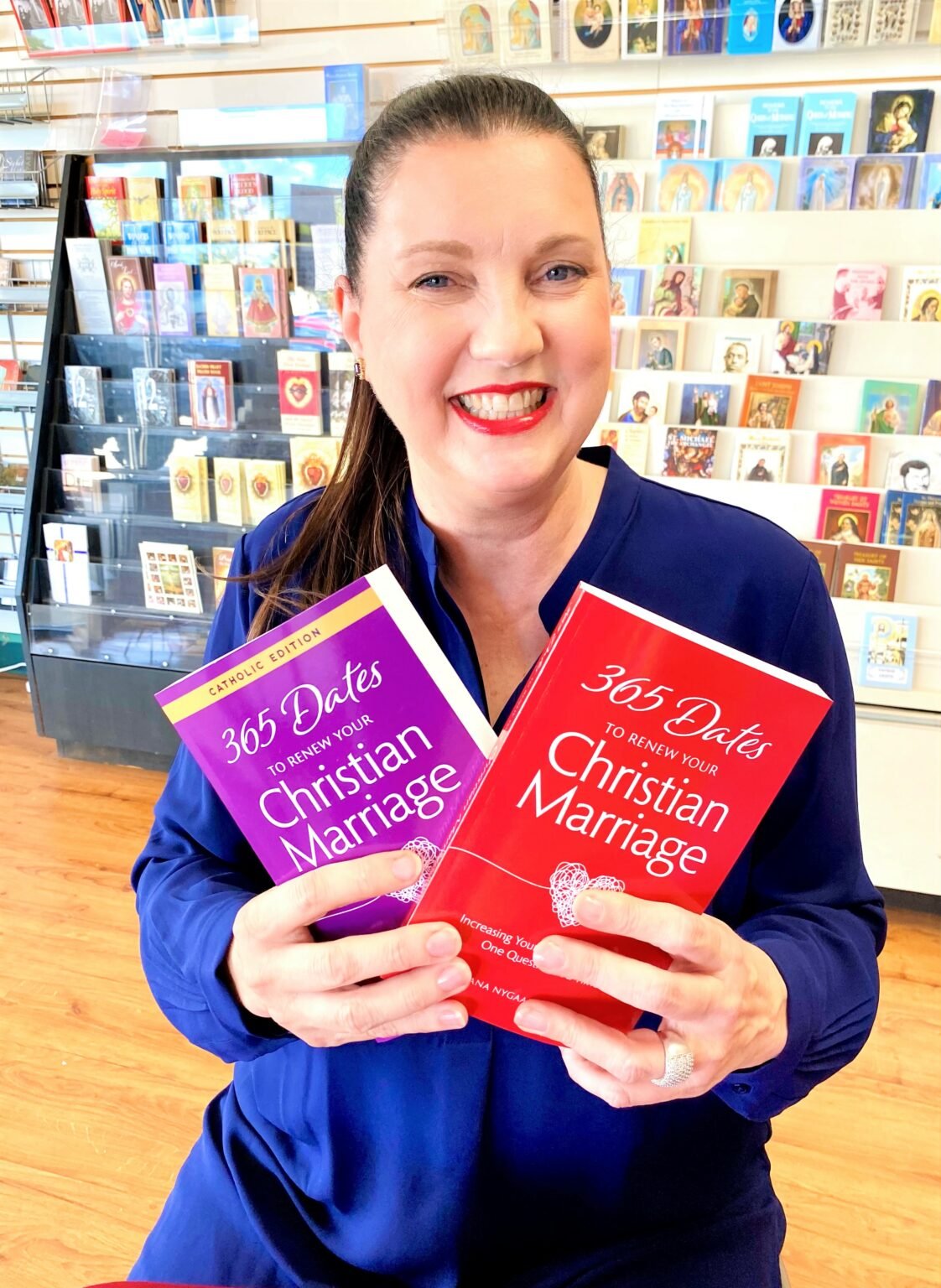 Author Dana-Nygaard-with-books