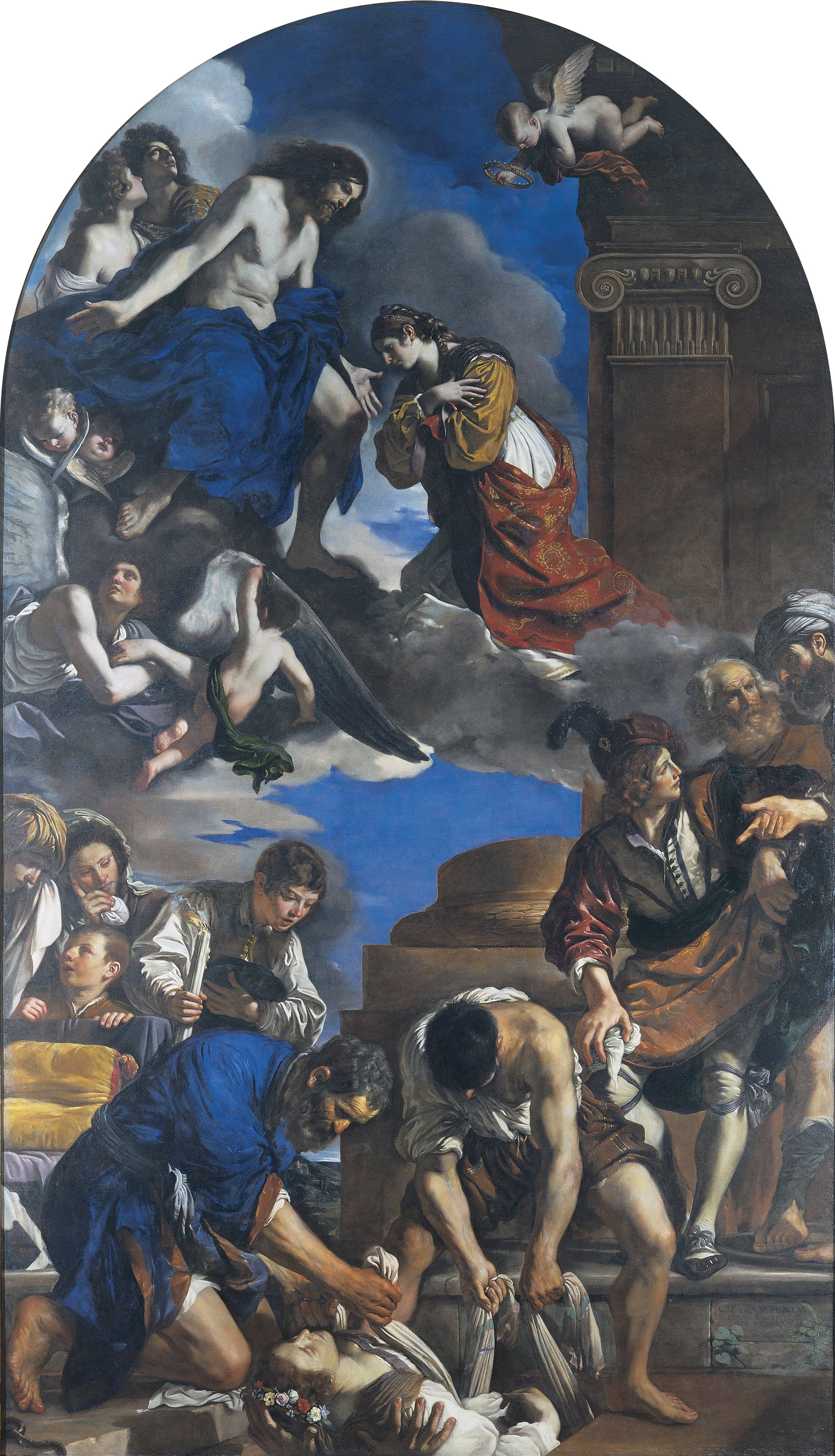 Guercino_-_Burial_of_Saint_Petronilla_-_Google_Art_Project