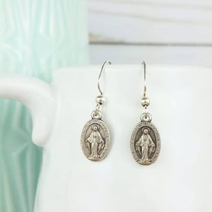 Happy Nest Miraculous Medal Earrings