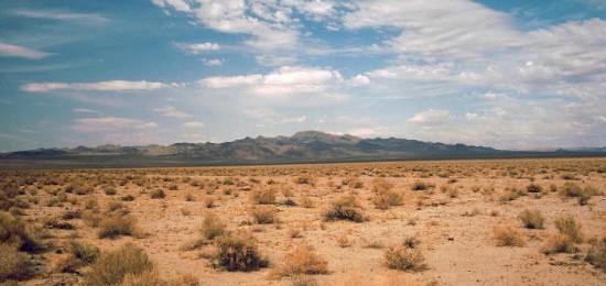 "Death Valley,Desert,incoming near Shoshones", via WikimediaCommons