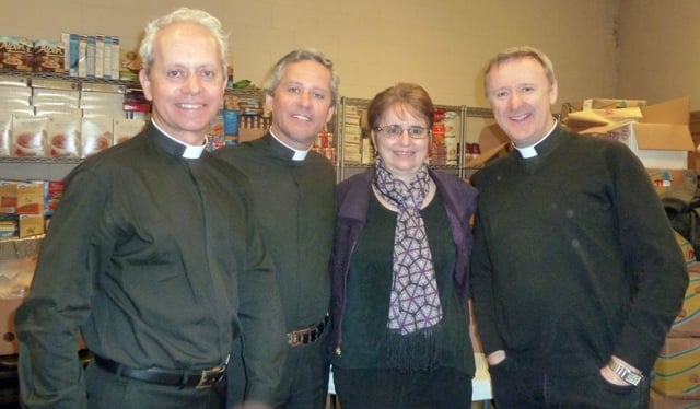 The Priests and me! A privilege to be with such Godly men.