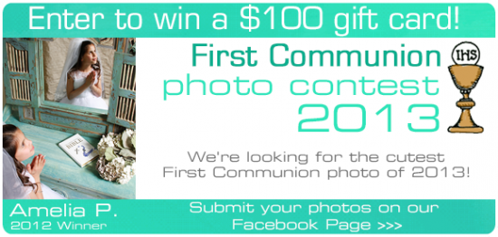 Enter The Catholic Company's First Communion Photo Contest