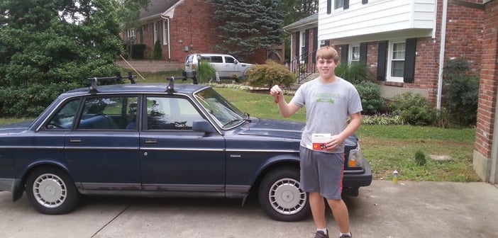 Copyright 2015 Lori Hadorn-Disselkamp My oldest son with his first car