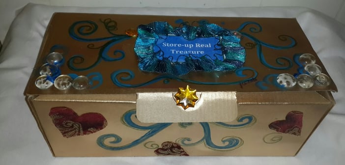 Treasure box designed by Judith Costello 