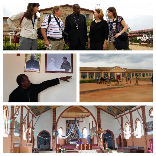 Morning Visit with Bishop Smaragde Mbonyintege and to Cathedral Basilica of Our Lady