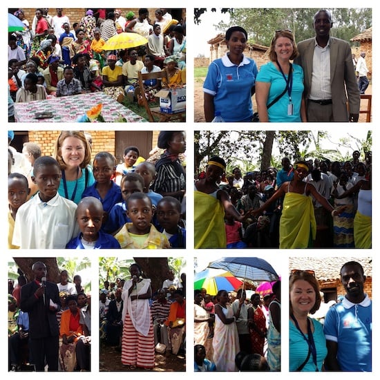 World Savings Day Celebration in Zaza Parish -- highlighting the impact of Catholic Relief Services' Savings and Internal Lending Communities (SILC) programs in Rwandan communities